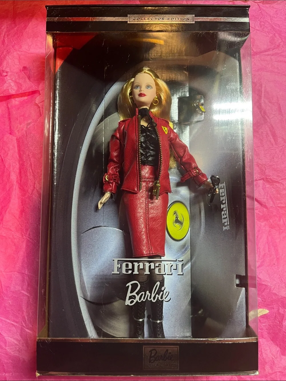 Ferrari Barbie Collectible Doll in Red - Official Brand Collaboration